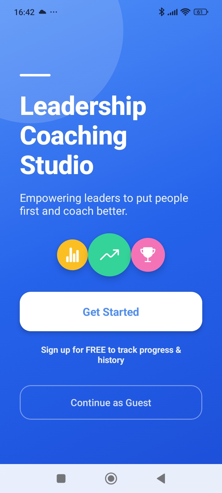 Leadership Dashboard Interface